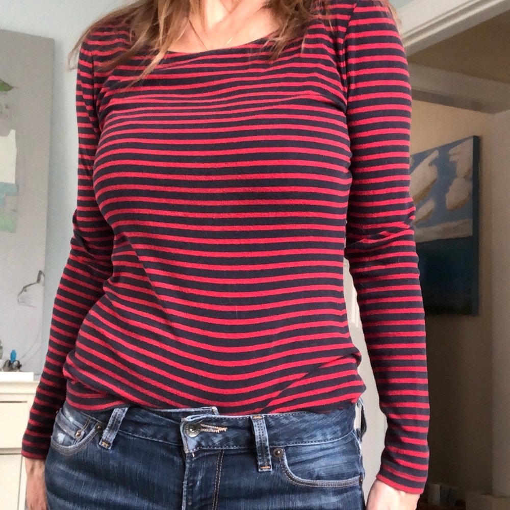 Banana Republic ballet neck shirt